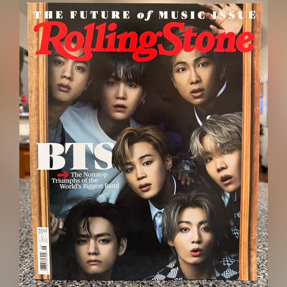 BTS Collectible Rolling Stone Magazine 2021 Special Edition